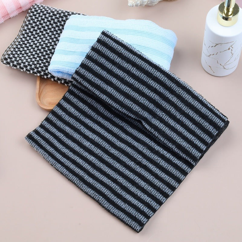 Japanese-style sauna towel, household bath towel for men and women, Korean-style long exfoliating back towel, bath essential wholesale.